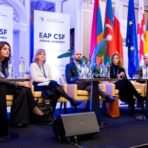 SHAPEDEM-EU Partner Panel at EaP-CSF Annual Assembly 16 November 2023